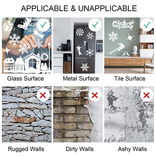Vetrofanie Natalizie per Finestre, Adesivi
