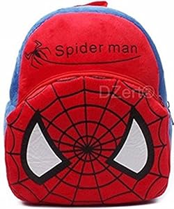 Kids School Bag Soft Plush Backpack Cartoon Toy, Childrens Gifts Boy Girl/Baby/ Decor School Bag for Kids (Spiderman)