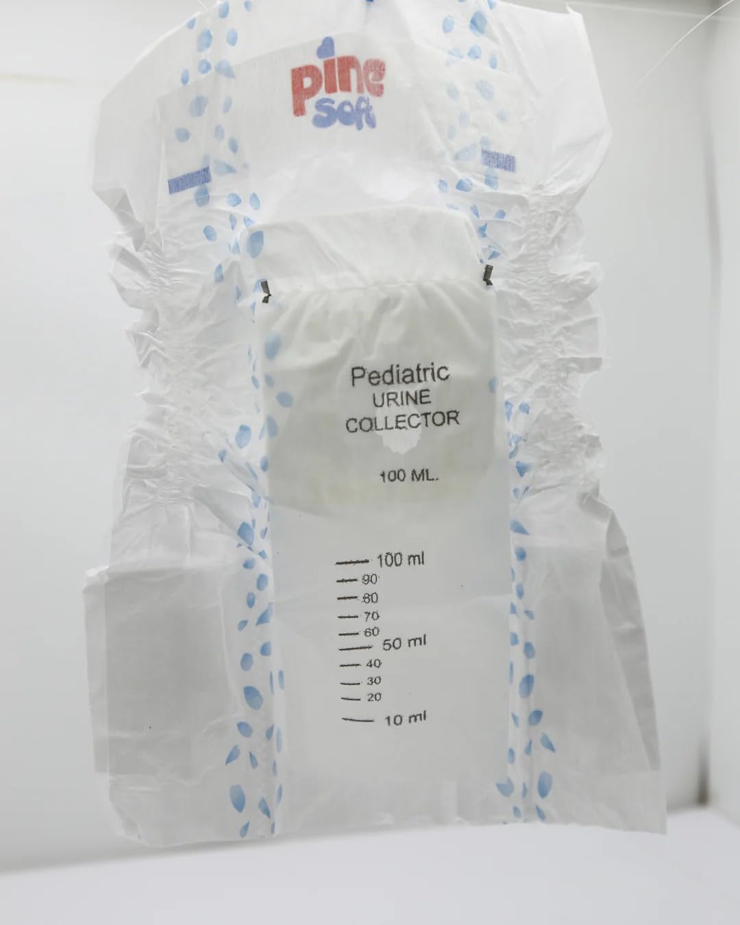 Pine Sacchetto per urina Med per bambini – pannolino usa e getta con sacchetto di raccolta delle urine integrato, ideale per campioni di urina per neonati e bambini, casa e clinica (L)