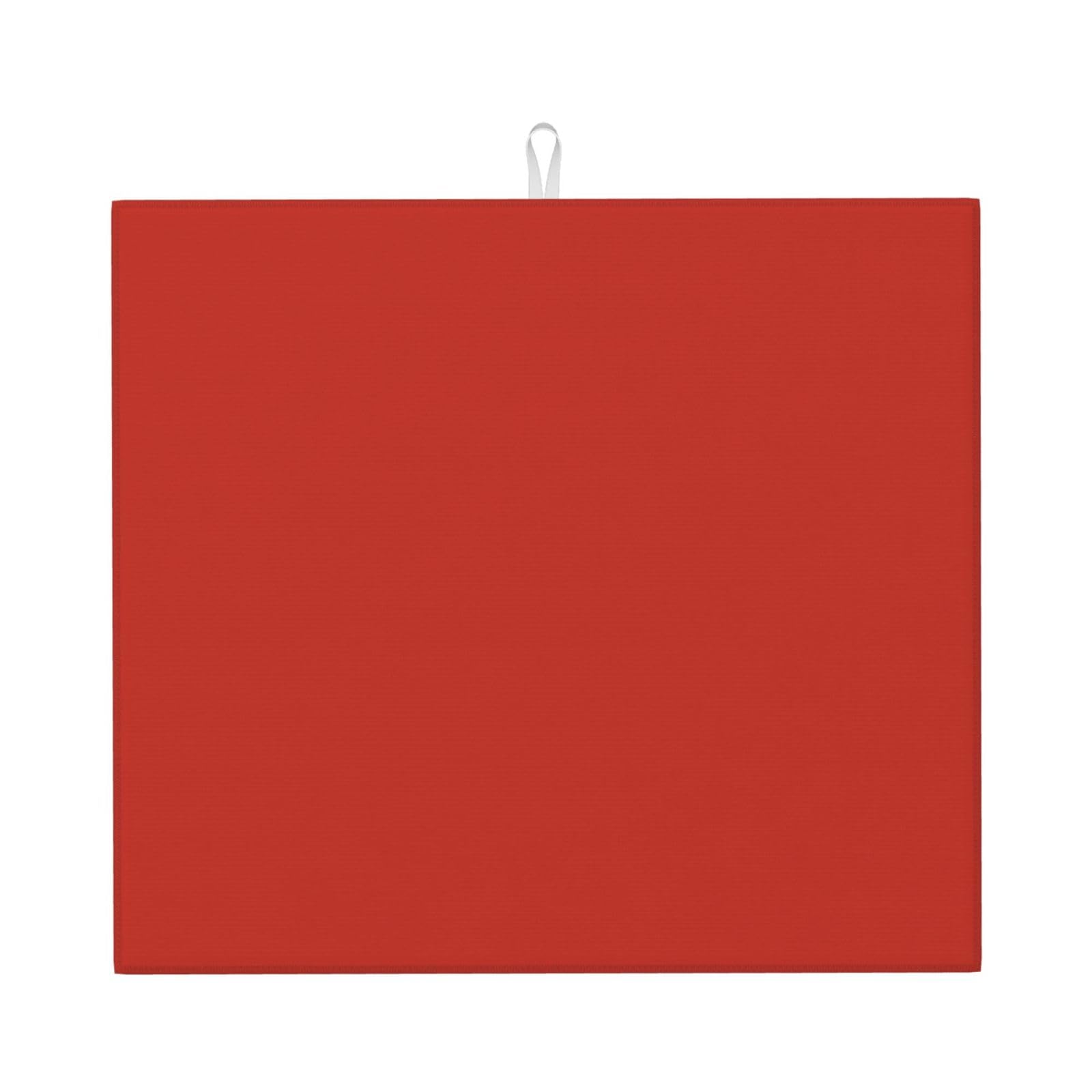 HJFCZH Coral Prints Kitchen Drying Mat - Absorbent Dish Drying Throw with Vibrant Prints, Quick-Dry Countertop Layer for Dishes & Appliances - Non-Slip & Foldable