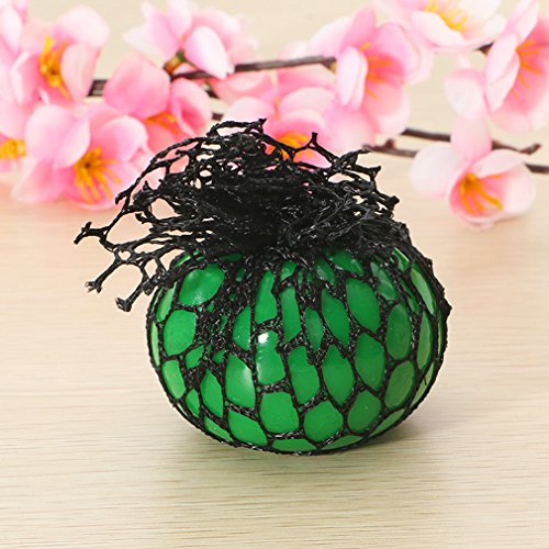 Bingole 4PCS Randomly Mesh Squishy Balls Stress Relief Squeeze Grape Balls Relieve Pressure Balls