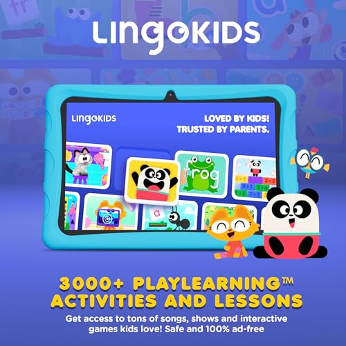 Image of Contixo 10 inch Kids Tablet - K103 Android Learning Tablet with Exclusive Games and Educational Apps, 32GB Storage, WiFi, Parental Controls & Kid-Proof Case - Blue