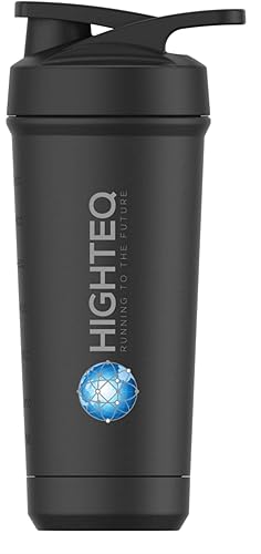 Botella mezcladora de proteínas, nuevo diseño patentado, taza de entrenamiento de 24 onzas, de acero inoxidable, botella agitadora de gimnasio con