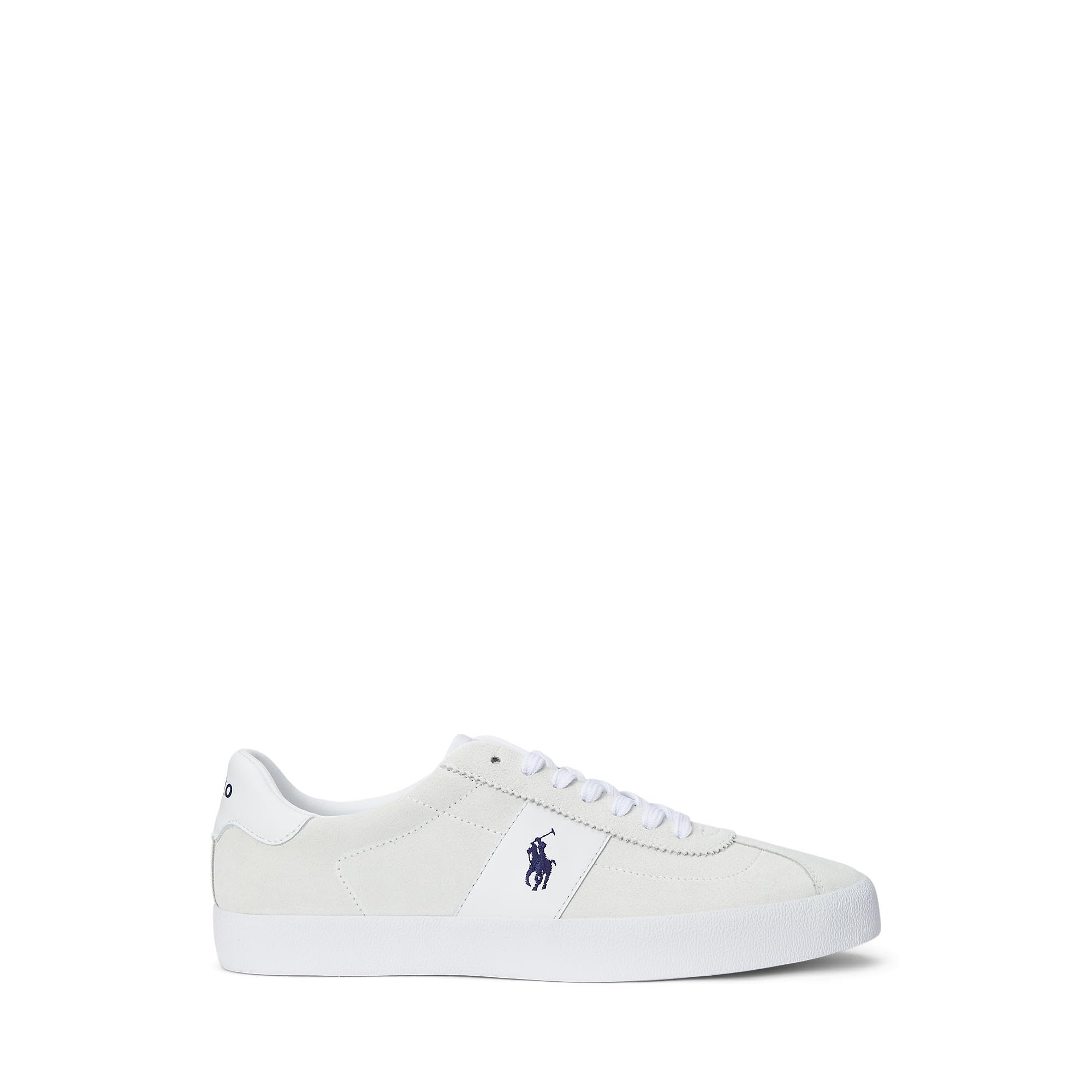 POLO RALPH LAUREN Men's Court Vulc Leather-Suede Sneaker