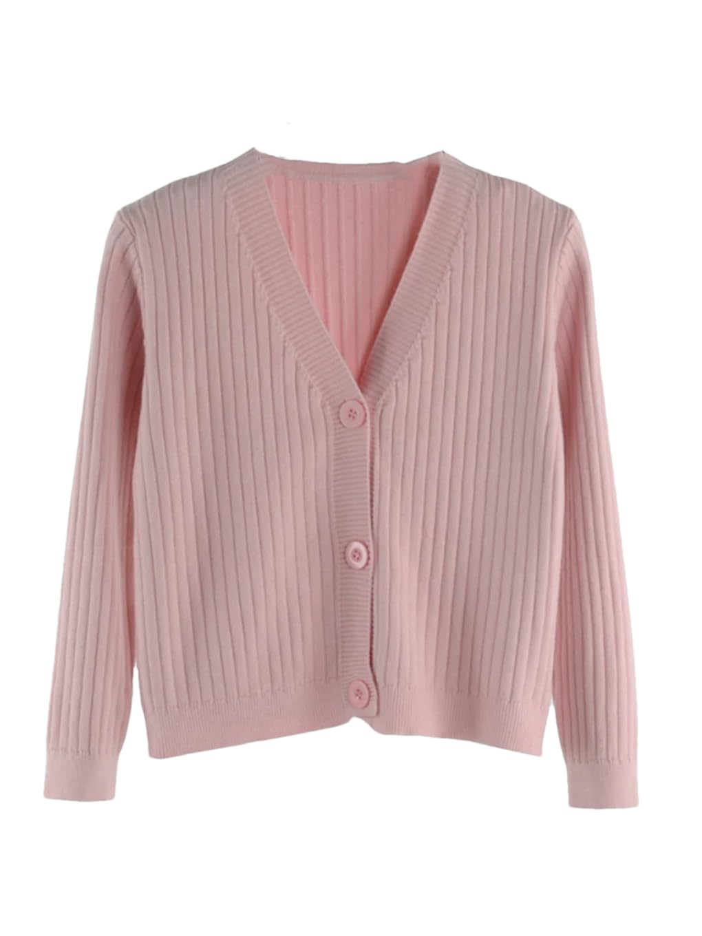 Cardigan da donna con scollo a V lavorato a maglia cardigan tinta unita monopetto da donna maglioni