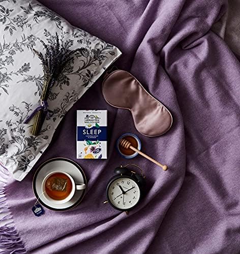 Miniatura 4 de Ahmad Tea Bolsitas de té de hierbas, manzanilla, miel y lavanda 'Sleep' con beneficios naturales, 20 unidades (paquete de 1), descafeinado y sin