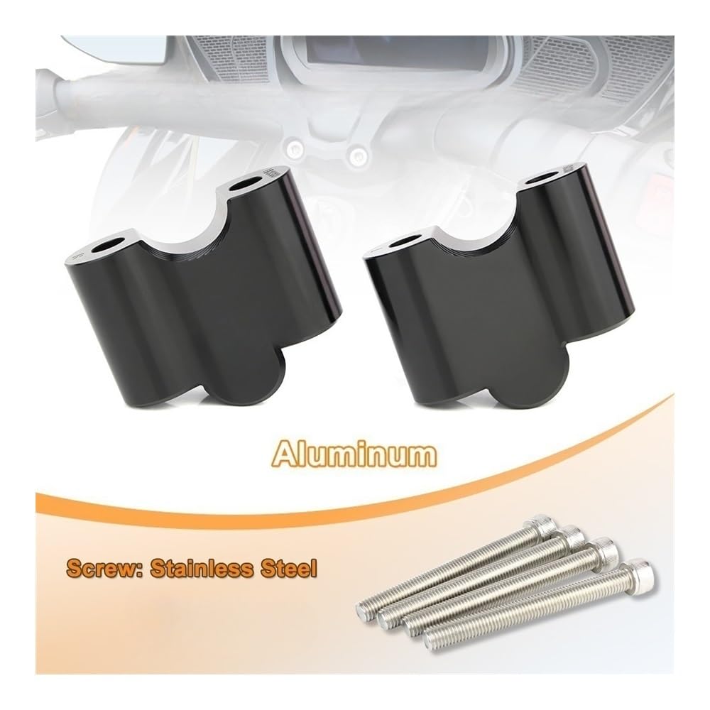 Riser Guidon Moto Guidon Rehausseur De Guidon Moto 2 Pouces Pour ca&n-am Spyder F3 2015-2025 RT 2020-2025, Kit Fixation Et Serrage Pour VTT