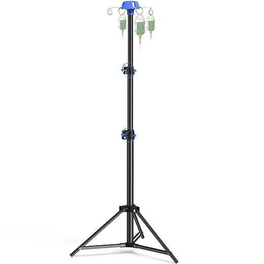 Portable Adjustable IV Pole Stand