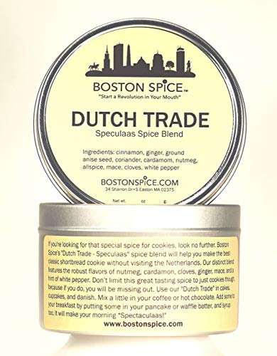 Boston Spice Dutch Trade Speculaas Speculoos Handmade Baking Seasoning Mix Cookies Cakes Fudge Pancakes Holland Ice Cream Dessert Protein Smoothie Windmill Cookies Brownies Cupcakes 4oz/114g 1 Cup Tin Boston Spice Dutch Trade Speculaas Speculoos Handmade Baking Seasoning Mix Cookies Cakes Fudge Pancakes Holland Ice Cream Dessert Protein Smoothie Windmill Cookies Brownies Cupcakes 4oz/114g 1 Cup Tin