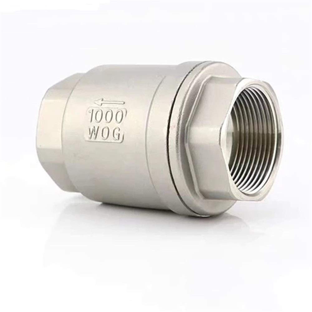 Clapet anti-retour 1-1/4 pouce en acier inoxydable SS304 à ressort de levage vertical DN32