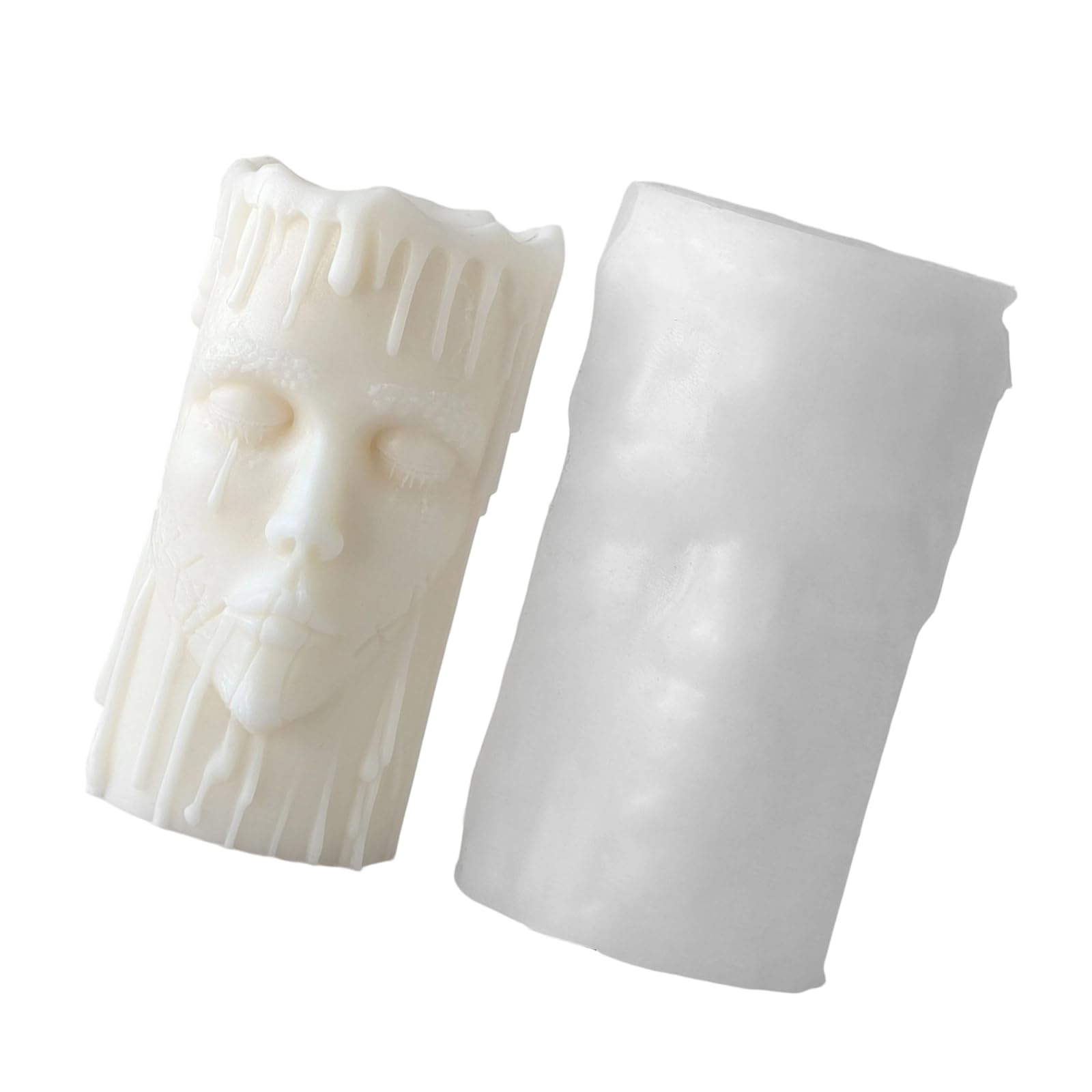 SueaLe Artistic Face Shaped Silicone Ideal for and Plasters Sculptures Creative