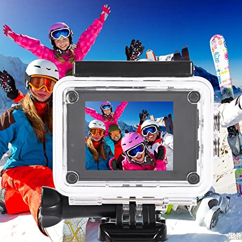 Fosa 1080P Action Camera Ultra Hd Underwater Camera, 30 Meters Waterproof 90 Degree Wide Angle Outdoor Sports Cam Kit With Waterproof Housing Case, Mini Dv Camcorder Buildin Rechargeable Battery #TOP5