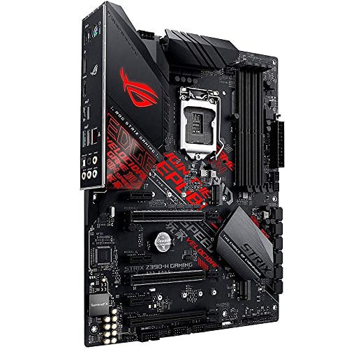 Asus Rog Strix Z390-H Gaming LGA1151 (Intel 8th and 9th Gen) ATX DDR4 DP HDMI M.2 USB 3.1 Gen2 Gigabit LAN Motherboard