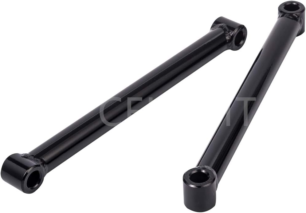 4" Lowering Links Kit Rear Drop Rigid Hardtail Struts Fit for Harley Sportster 883 1200 + Dyna 10'' Long (Gloss Black)
