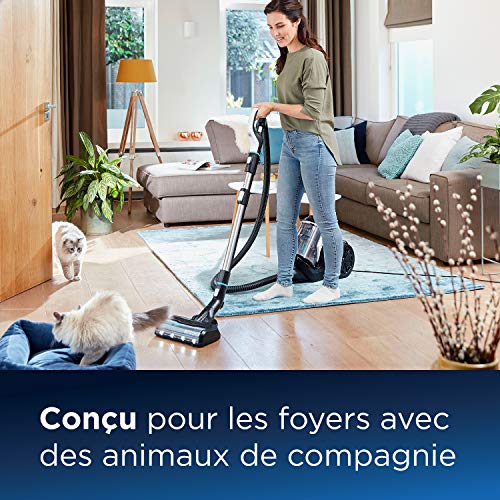 BISSELL SmartClean Pet | Aspirateur Traineau, sans Sac, Détecte Automatiquement le Type de Sol, Idéal pour les Poils d’Animaux de Compagnies, 770W | 2228N - Image 4
