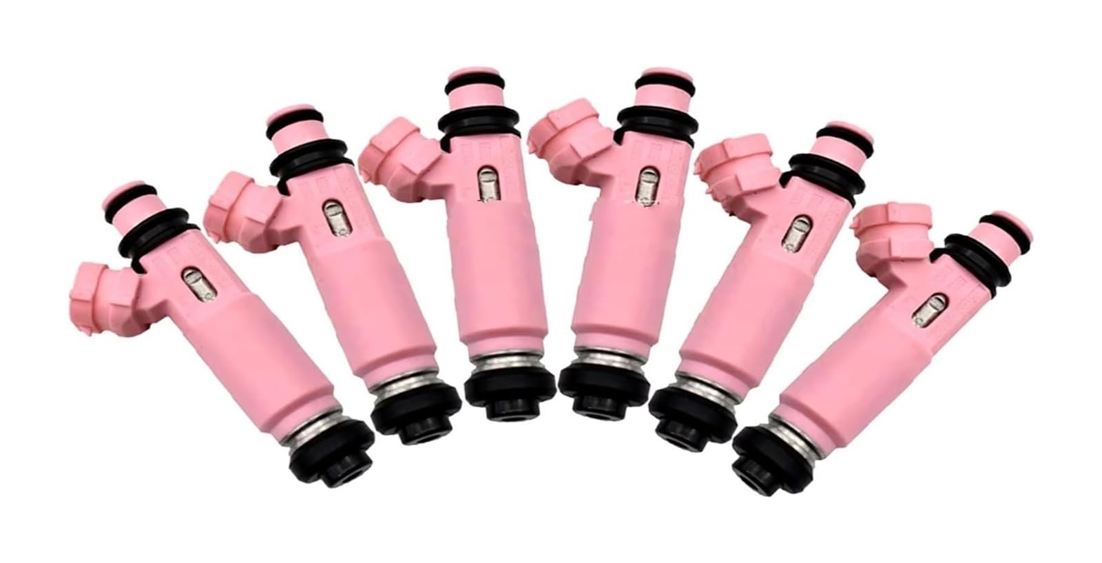 Wekpopmevl One Color Oil Petrol Fuel Injector Nozzle For Toyota Oem:23250-20030 23209-20030 2325020030 2320920030 6X Fuel Injector Nozzle Exhaust