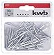 kwb Blind-Nieten/Popnieten Ø 3,2 mm, Länge 12 mm, aus Aluminium, mit verzinktem Stift, für handelsübliche Blindniet-Zangen