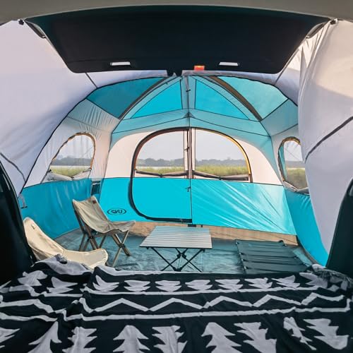 Image of UNP SUV Tents for Camping 6 Person Car Camping Tailgate Tent for Outdoor