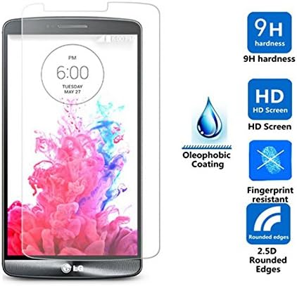 Mobilworx® New LG G4 CLEAR Ballistic Tempered Glass Unbreakable Shatter Proof Screen Protector Guard 9H Hardness(LG G4)