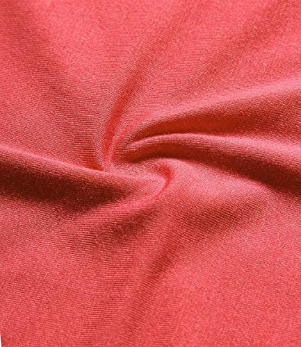 Tiktik Womens Pajama Set Long Sleeve Sleepwear Scoop Neck Pjs Sets S-4Xl, Peach, Large #TOP5