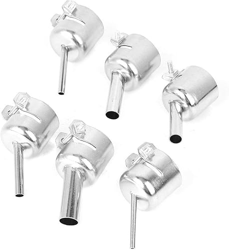 Boquillas para Yihua 959,6 piezas boquilla oblicua, pistola de aire caliente de soldadura desoldadora boquilla caliente 45 861DW para estación de