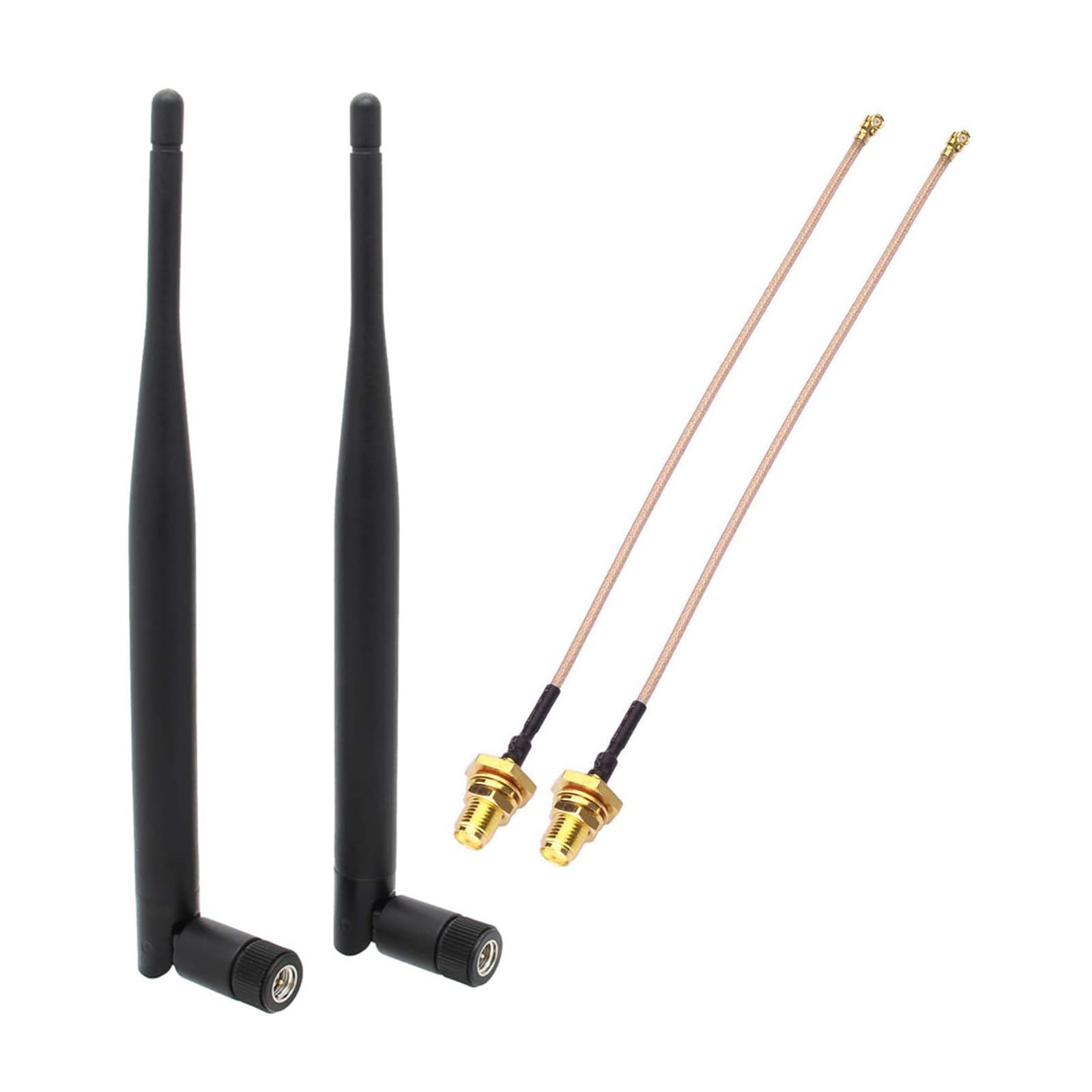 4 sztuki 868 MHz LoRa antena 5dBi SMA wtyczka 195 mm + IPEX na gniazdo SMA kabel do Meshtastic ESP32 LoRa 32 V3 HTCC-AB02S LoRa32u4II