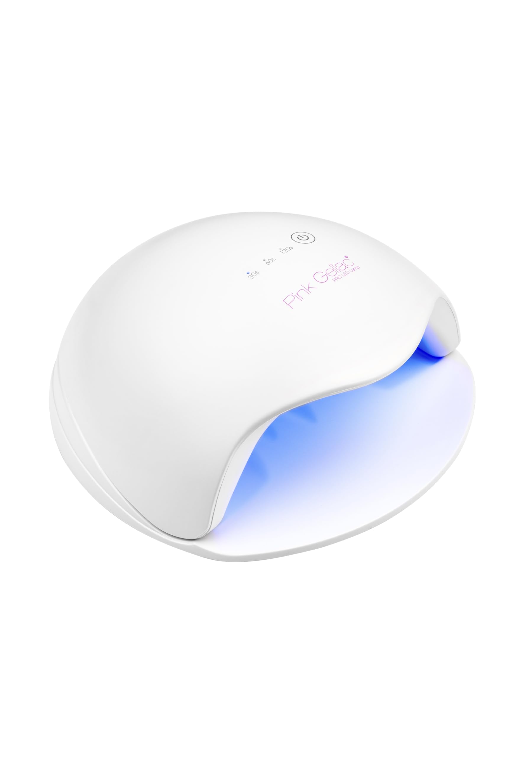 Pink Gellac UV Lampe Für Gelnägel Weiss - UV Lampe Nägel mit Automatischem Timer - Nageltrockner mit Hochwertigem Led-Licht - Nagellampe Für Gelnägel Salonqualität von zu Hause aus