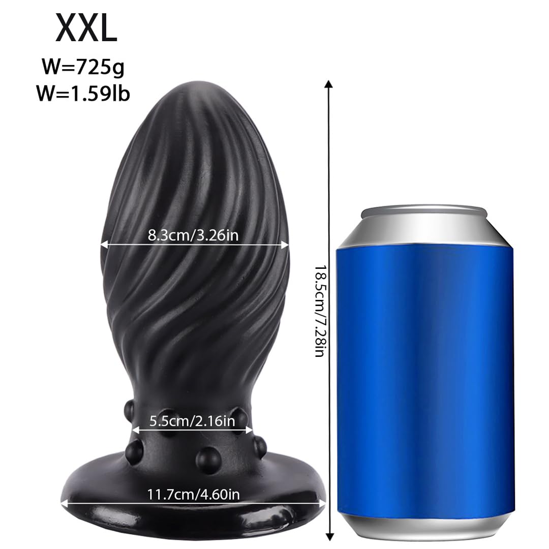 Amazon.com: Anal Plug Large Butt Plug Huge Anal Dildo, Extremely Buttplug  Soft Anal Plugs for Anal Play, Giant Butt Plug Silicone Anal Stretcher, Anal  Sex Toys for Advanced Women Men (Black, XXL) :