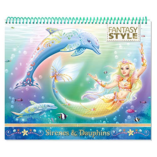 Animal Style - Cahier créatif Sirènes et Dauphins Animal Style - Cahier créatif Sirènes et Dauphins
