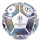 UEFA Champions League Fußball, Größe 5, offiziell lizenziert, Training, Match, Merchandise, Sammlerstück für Kinder und Erwachsene, tolles Fußballgeschenk