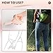 Rquite Female Urinal, Pee Funnel for Women Travel, Portable Urinal for Women, Reusable Female Urination Device, Silicone She Pee Cup for Women Stand to Pee, Women Urinal Funnel with Discreet Carry Bag