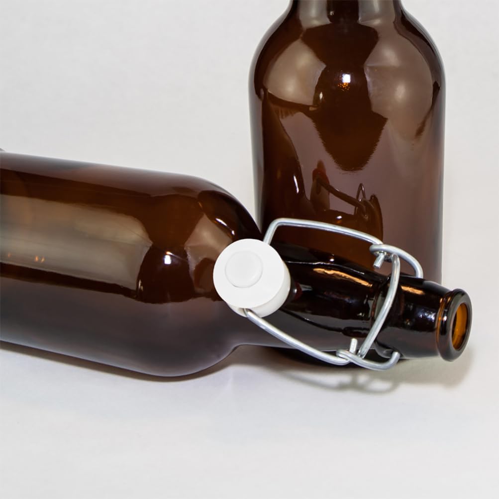 PRETYZOOM Water Bottle Gasket Replacement Leakproof Silicone Gasket Set for Swing Top Bottles