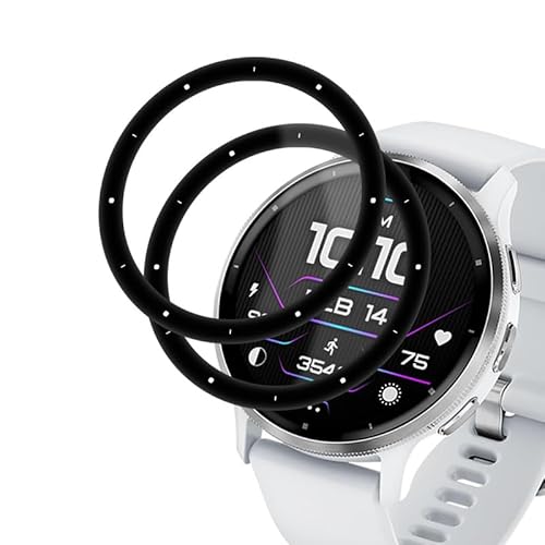 Devgoed [2 Stück] für Folie Garmin Venu 3 Weich TPU Glasschutzfolie, Fall-Freundlich Displayschutz Garmin Venu 3 Displayfolie, Kristall-Klar, Einfach Anzuwenden Schutzfolie Panzerglas