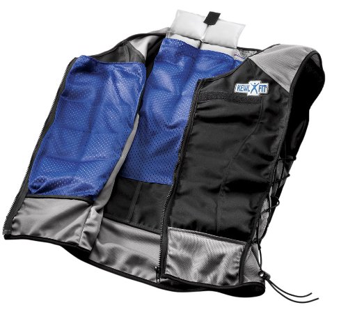 KewlFit Performance Enhancing Vest, Black/Grey, X-Small/Small