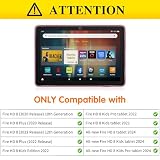 [2-pak] GOZOPO Ochraniacz ekranu do Fire HD 8 (wydany 10. generacji - 2020) / Fire HD 8 Plus/Fire HD 8 dzieci [krawędź 2,5D] szkło hartowane, [ochrona przed zarysowaniami] [Wysoka rozdzielczość]
