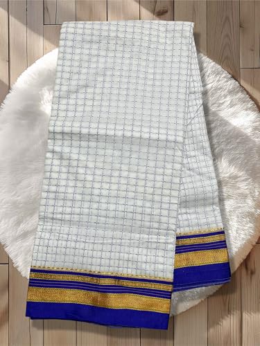 Image of Star Design white+Red Narayanpet Ilkal Cotton Saree With 6.20 m