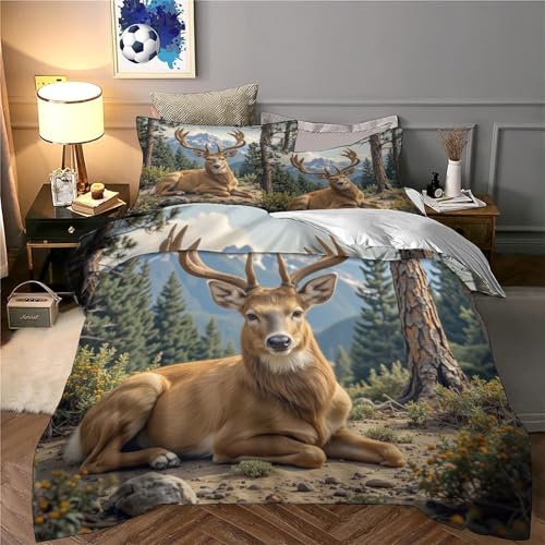Housse de couette 135x200 hypoallergénique microfibre résistante 3D - 6