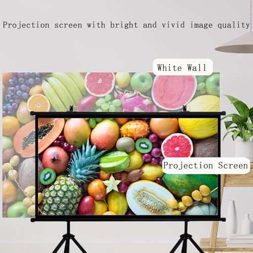 Pantalla de Proyección 4K HD Indoor Outdoor 72in 16:9 miniatura 4