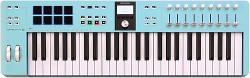 Arturia KeyLab Essential mk3 Controlador de teclado de 49 teclas - Aguamarina