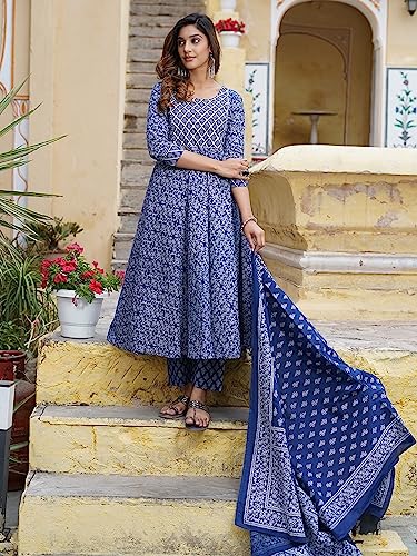 Traditional Jaipur Rayon Gold Print with Sequence Work Kurti, Zari work Pant with Dupatta Festive Party Wear Dress3