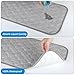 Accmor 3 Pack Waterproof Changing Pad Liners, Reusable Portable Diaper Changing Pad Covers