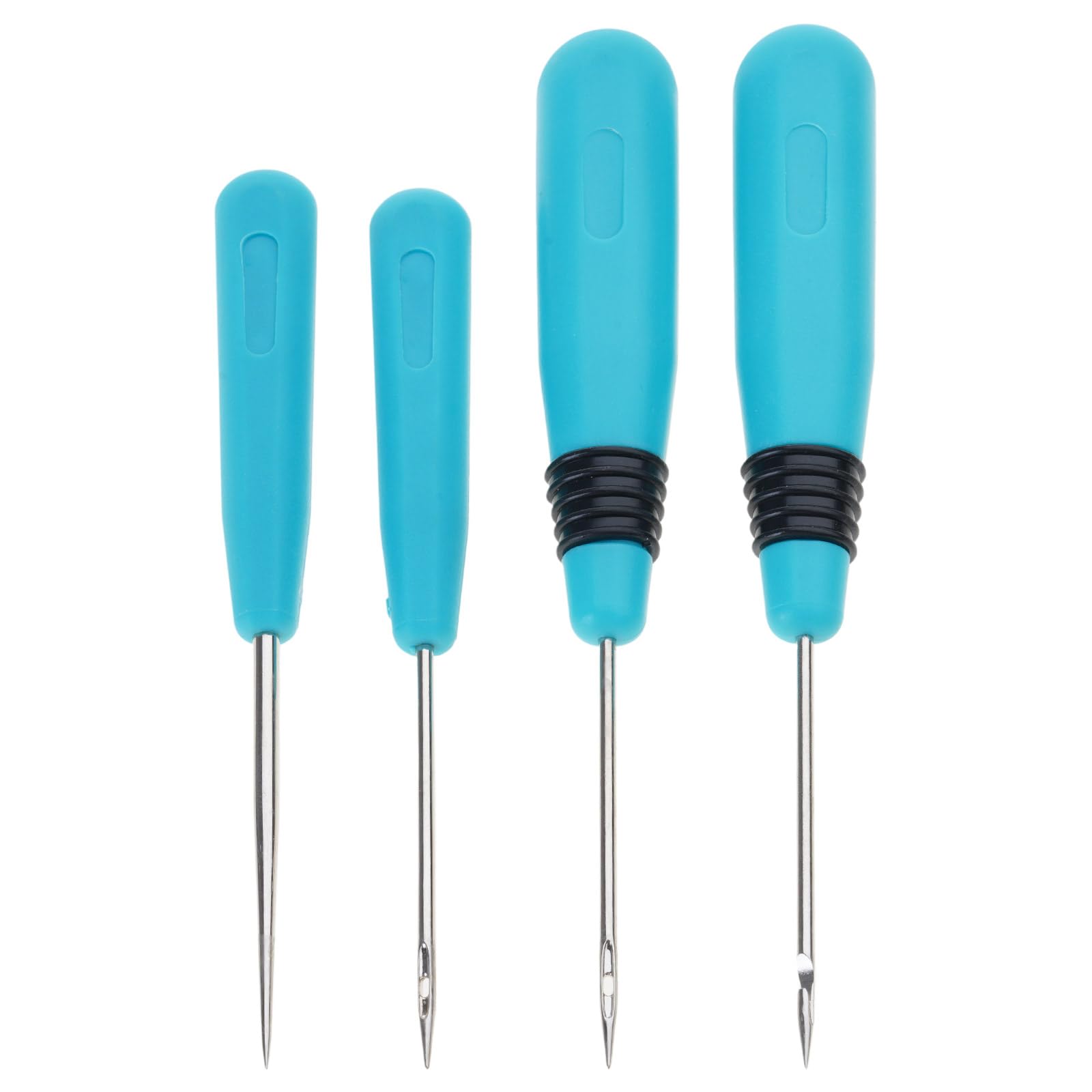 Shurhome 4 Pcs Stitcher Sewing Awl Shoes Bag Sewing Accessories Hand Awl Leather