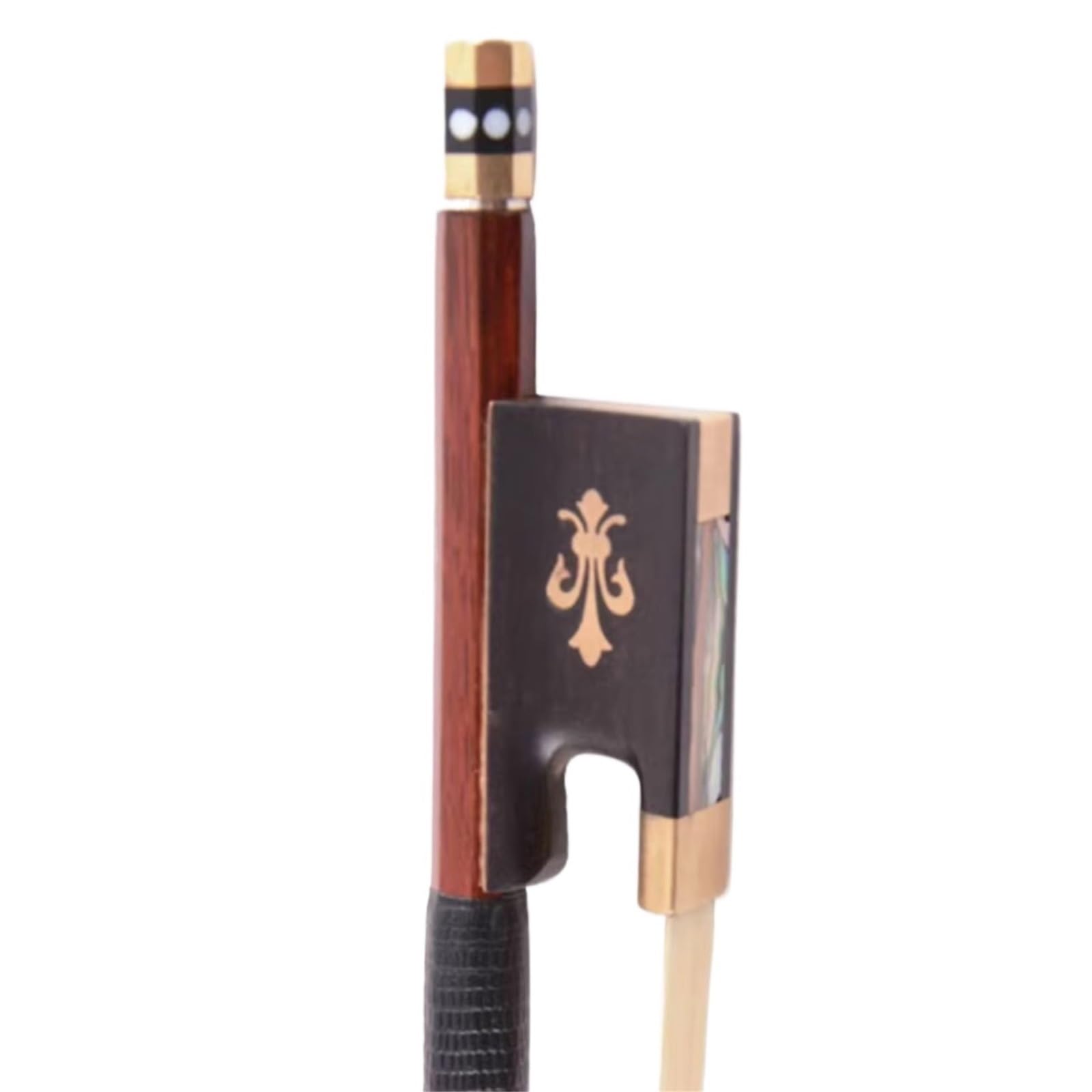 Arco Per Violino Archetto Per Violino In Legno Di Sandalo Verde Equiseto Bianco Accessori Misura 4/4 | Arco di violino(1/2)