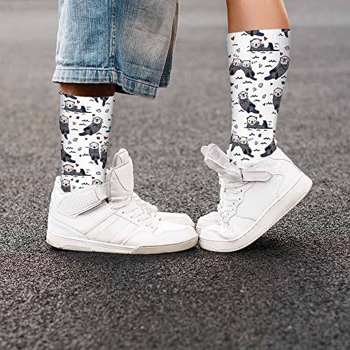 Image of Pehede Socks Mens Fun Dress Socks for Women Funny Novelty Crazy Design Socks