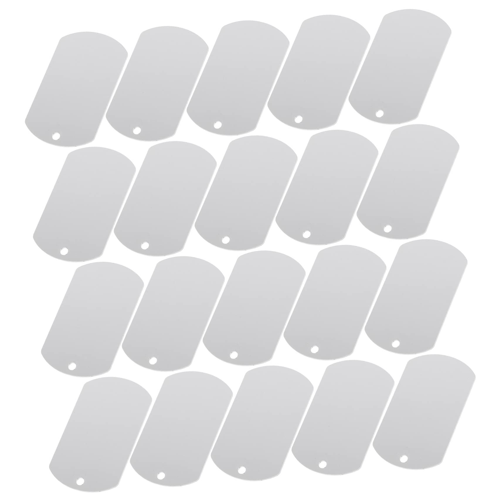 Kisangel 4 Set Medagliette Per Animali Domestici Targhette Id Per Conigli E Pet Leggere E Resistente Facili Da Indossare Personalizzabili Per Animali Smarriti 20 Pezzi*4