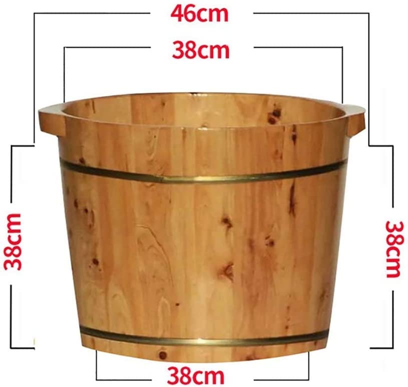 Balde de Madera para Baño de Pies 46x38x38 cm miniatura 2
