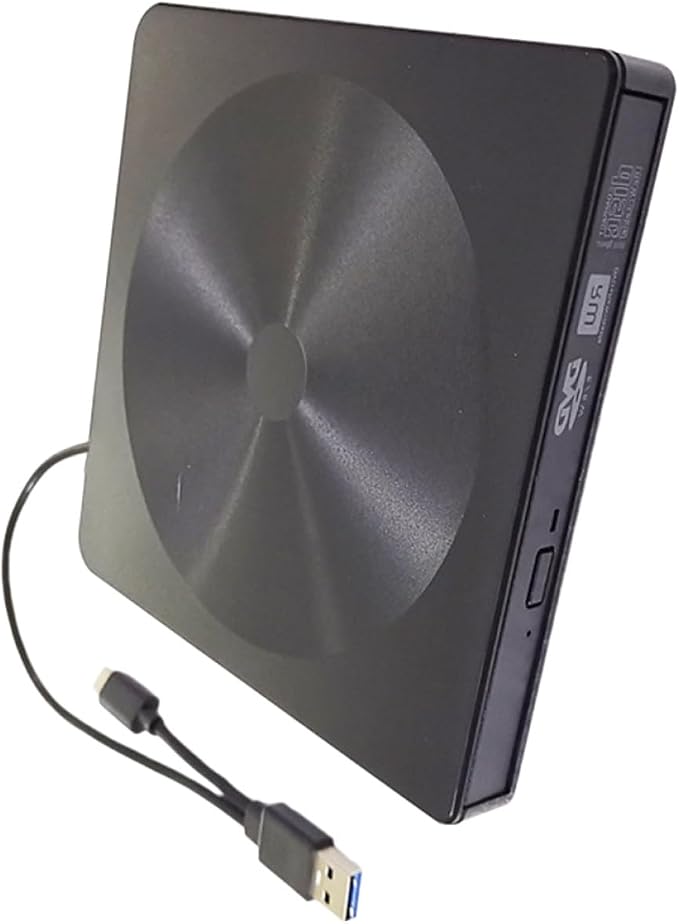 Unidad DVD externa VILLCASE Type-C multifuncional USB miniatura 4