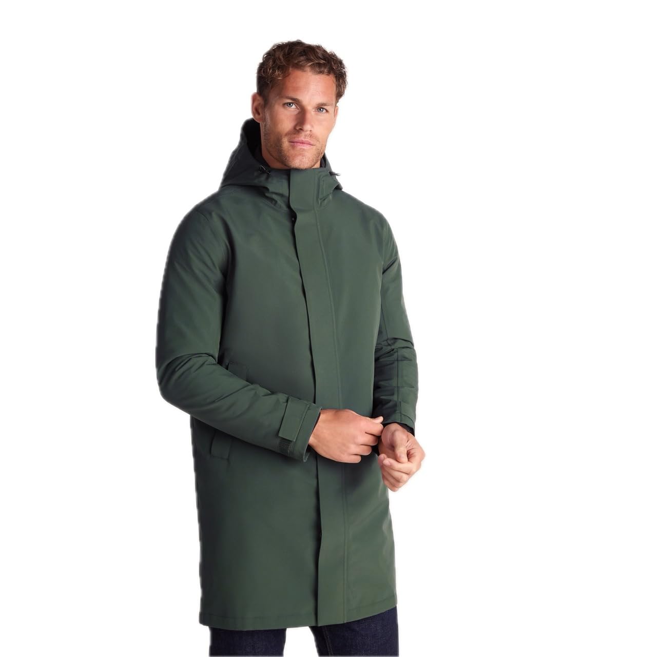 Tog24 Men's Racing Green Haydon 3In1 Waterproof Breathable And Windproof Jacket Has A Water Repellent Coating And Adjusters On Hood And Cuffs Inner Jacket Has Insulated Filling