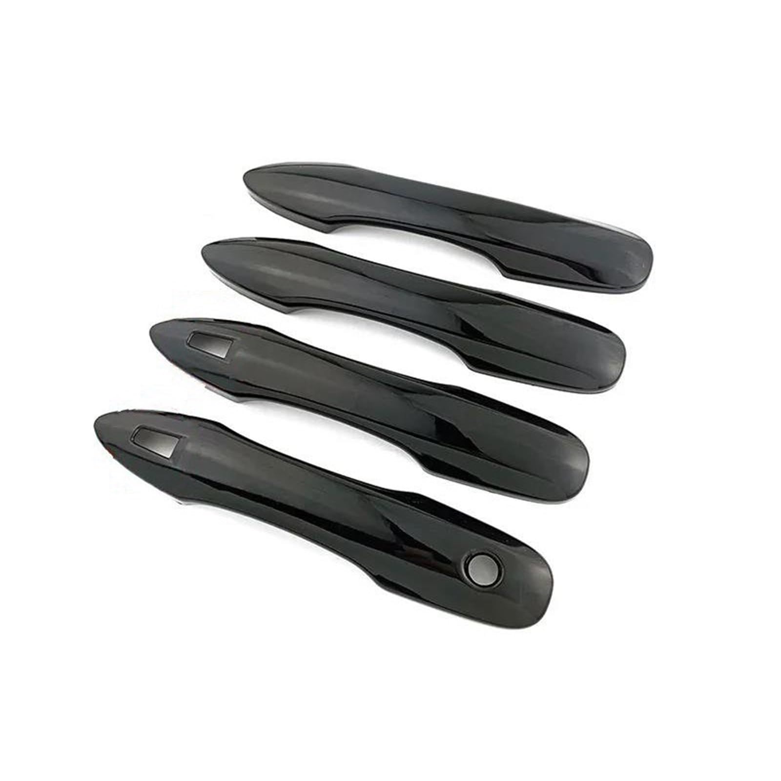 Hbgurm Gloss Black B Exterior Door Handle Cover Protector For Toyota For Camry For Corolla For Avalon For Prius Door Handle Protector Cover(Gloss Black B)