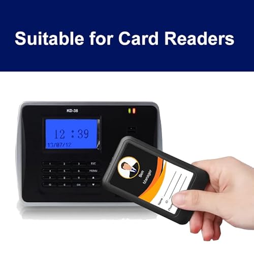 Sliding Id Badge Holder Vertical Plastic Card Case Protector Pouch With Clear Window For Office School Id Credit Cards Proximity Key Cards Driver’s Licenses And Passes,Etc (B) #TOP6